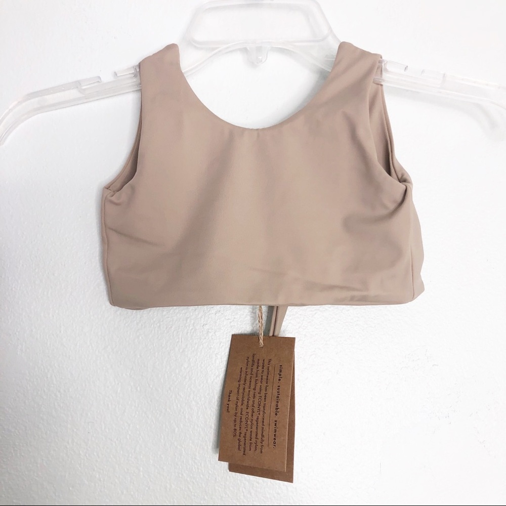 The Simple Folk Bikini Top Dune Neutral Tan Cream - Picture 10 of 16